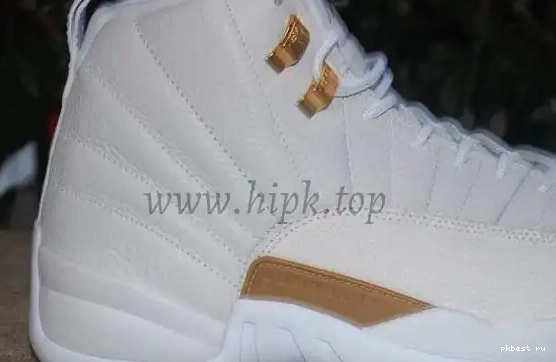 Authentic Air （Nike Release pairs） Version White Jordan 12 OVO 0502